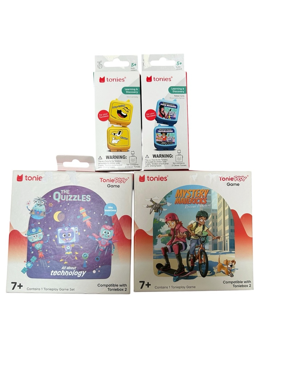 Tonies lot of 4 NEW